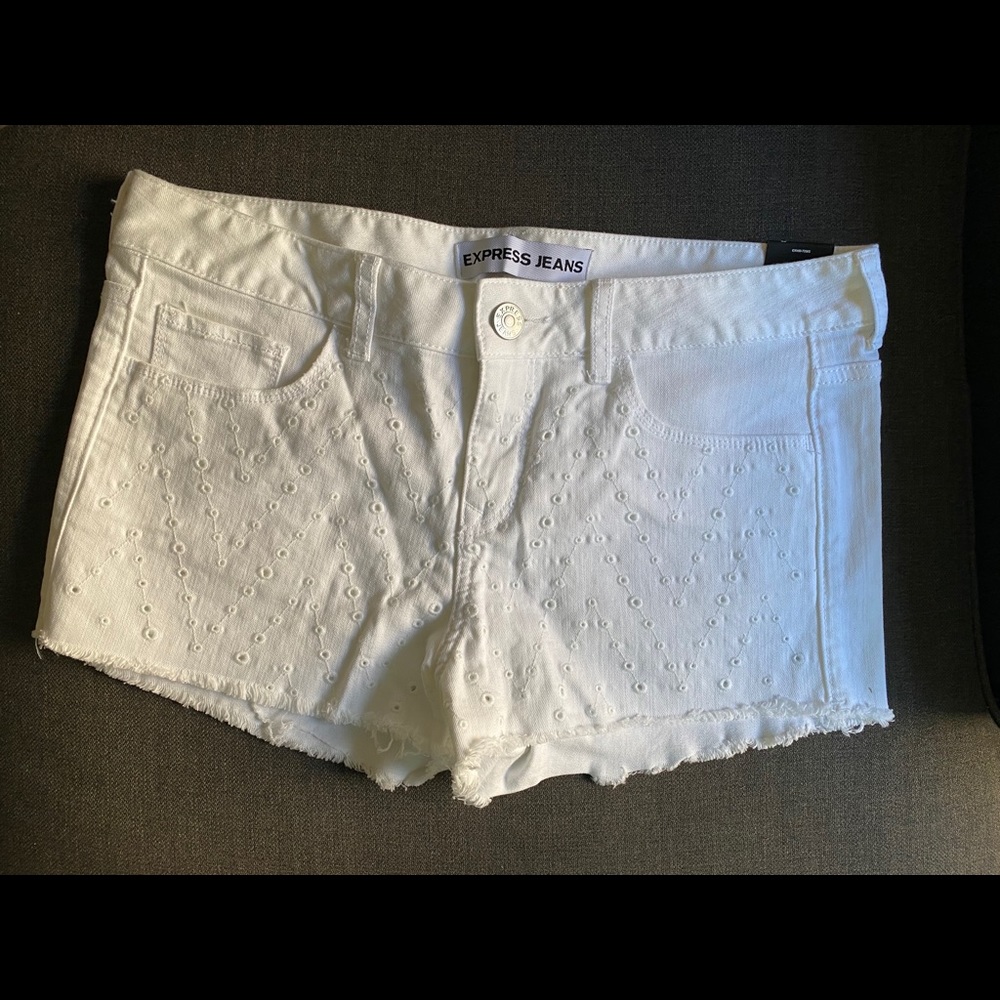 Express Stella Eyelet Shorts